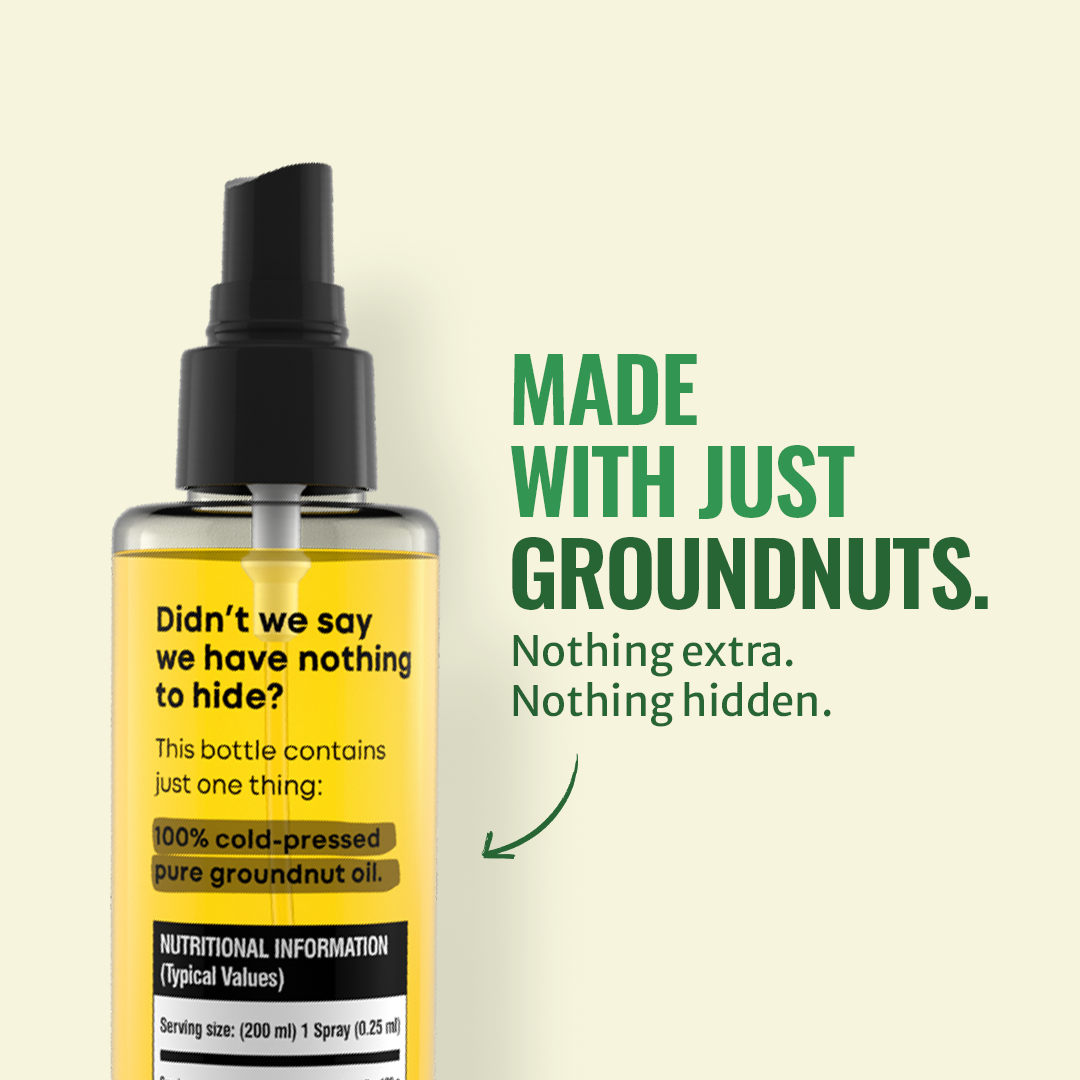 Cold-Pressed Groundnut Oil